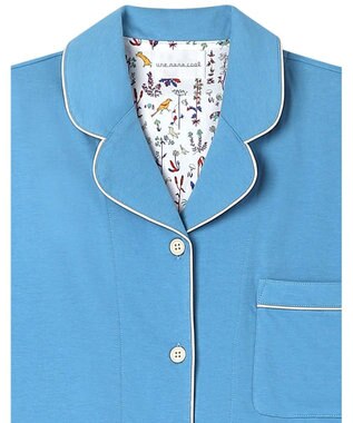 une nana cool 【綿100％】40ハイゲージ天竺半袖パジャマ MADE WITH LIBERTY FABRIC SX