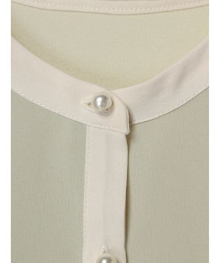 Green Parks ・ＥＬＥＮＣＡＲＥ　ＤＵＥ　バイカラーブラウス Mint