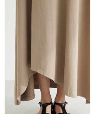 Green Parks ・ＳＵＧＡＲ　ＳＰＯＯＮ　カットアシメヘムワンピース Gray Beige