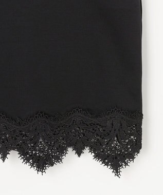 自由区 【累計3000枚突破の名品が進化・着回し力抜群】レース タンクトップ クロ