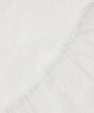23区 【R(アール)】エンブロイダリーオーガンザ ブラウス ホワイト系