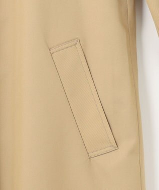 J.PRESS LADIES L コンパクトギャバ ステンカラーコート ベージュ系