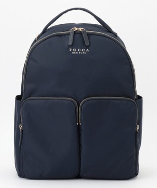 TOCCA 【WEB＆一部店舗限定・A4サイズ対応】VIA METRO BACKPACK バッグパック ネイビー系