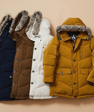 JOSEPH ABBOUD MOUNTAIN 【UNISEX】サスティナブル レジャーダウン イエロー系