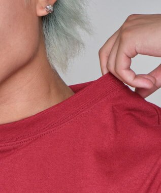 WEGO 【ユニセックス着用ITEM】パターンアップリケグラフィックT（SS） ワイン