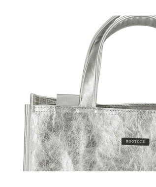 ROOTOTE 1032【木繊維軽量素材】EU.スクエア.メタリック-A 01：シルバー