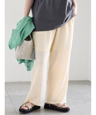 Te chichi カットクレープイージーパンツ《2026 SUMMER LOOK item》