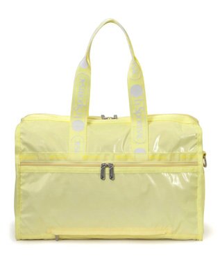 LeSportsac DELUXE MED WEEKENDER MH/ロゴジャガードライムスナイデル ロゴジャガードライムスナイデル
