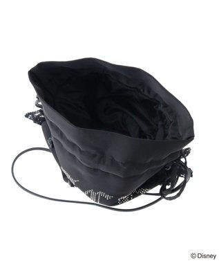 Green Parks ナイトメア／中綿フリル巾着バッグ Black