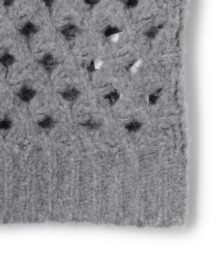 BEIGE， KOKOMO / ウールアルパカメッシュニット Md.Gray