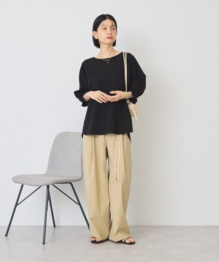 AMERICAN HOLIC 【先行予約】【WEB限定】マルチ機能：袖ボリュームプルオーバー Black