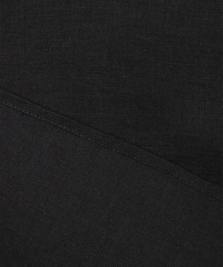 自由区 【WEB限定・接触冷感・洗える】シアーラミーローンイレギュラーヘムスリーブ ブラウス セピア