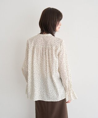 YECCA VECCA フリルデザインブラウス Off White