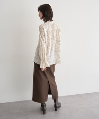 YECCA VECCA フリルデザインブラウス Off White