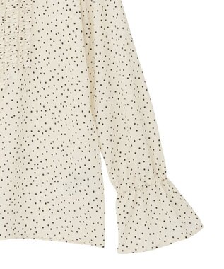 YECCA VECCA フリルデザインブラウス Off White