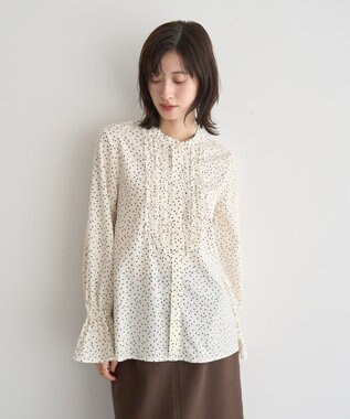 YECCA VECCA フリルデザインブラウス Off White