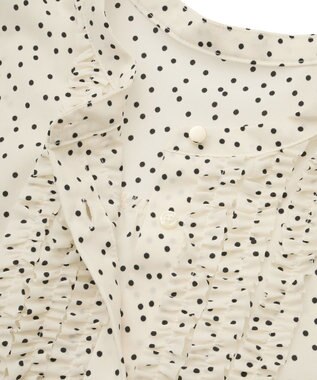 YECCA VECCA フリルデザインブラウス Off White