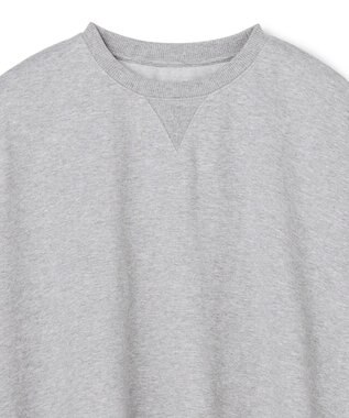 UNFILO ライトウェイト サイドZIPスウェット トップグレー