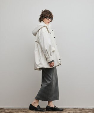 GRACE CONTINENTAL パディングマルチwayコート ホワイト