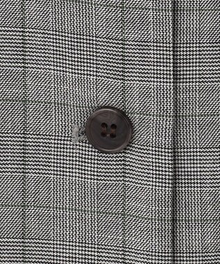 ANY 【2WAY・洗える】Vネック ジレワンピース グレンチェック