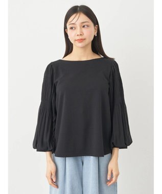 earth music&ecology マジョリカプリーツプルオーバー Black