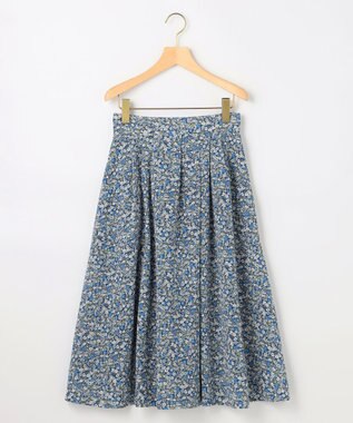 組曲 【先行予約・WEB限定】フラワーガーデンプリント スカート ブルー系5