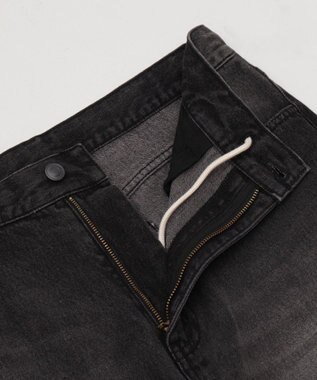 WEGO 【S～Lサイズ展開/ウエスト調整可】パラシュートデニムパンツ デニムブラックソノタ