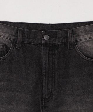 WEGO 【S～Lサイズ展開/ウエスト調整可】パラシュートデニムパンツ デニムブラックソノタ