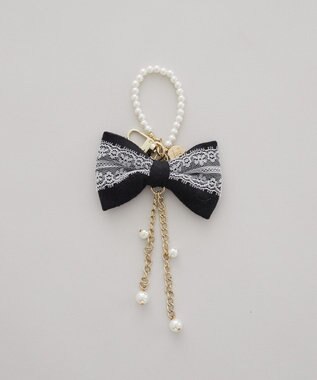 Maison de FLEUR ベロアレースリボンチャーム