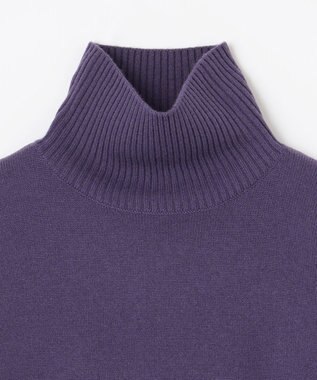 NAVE ウールカシミヤ ハイネック ライラック系