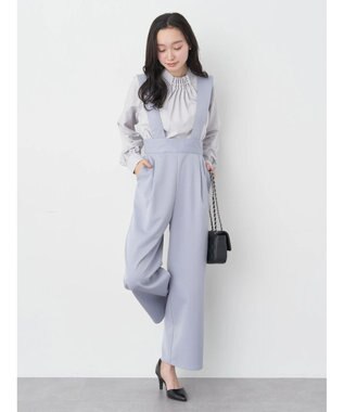 earth music&ecology ２ｗａｙハイウエストパンツ Blue