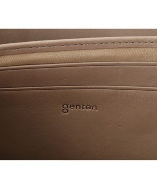 genten フレスコ　Ｌファスナー長財布 ローズグレー