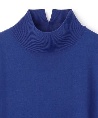 UNFILO ティアード ニットワンピース ブルー