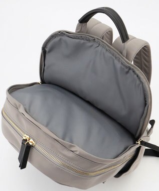 J.PRESS LADIES 【PC収納可】ナイロン リュック ライトグレー系