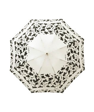 MOONBAT 【折りたたみ雨傘】フルラ (FURLA)  カメリア 折りたたみ傘 UV オフホワイト