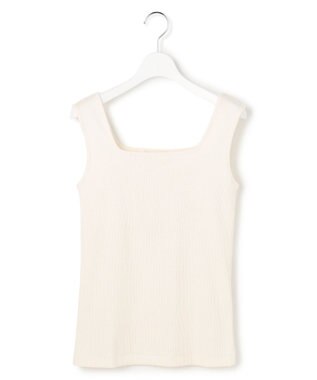 【WEB限定カラーあり】 ブロードステッチリブ タンクトップ