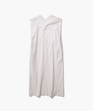 ATON COTTON BROAD | フレンチスリーブドレス WARM WHITE