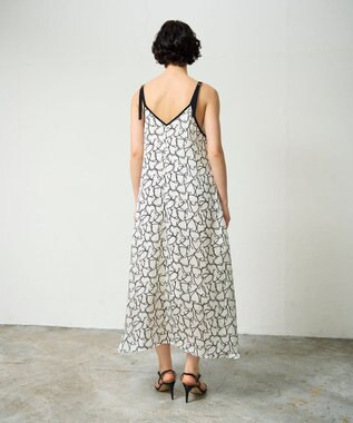 GRACE CONTINENTAL ラインハートキャミワンピース ホワイト