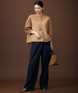 自由区 【SHIHOさん着用・ワンポイントアイテム】オーバルアセチメタル ネックレス マットゴールド