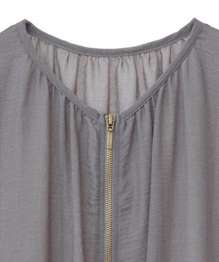 Green Parks イージーケアシアーボイルシャツブルゾン Gray