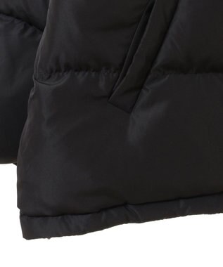 earth music&ecology フーディーパファーブルゾン ブラック