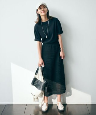 23区 【CLASSY.6月号掲載】マンテルワントップロングネックレス シルバー系