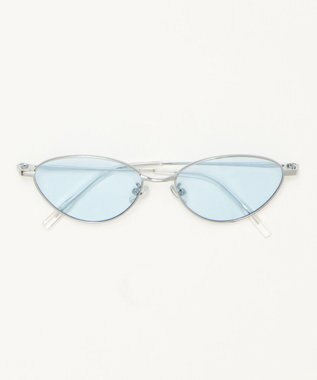 WEGO メタルフレームキャットアイカラーレンズアイウェア