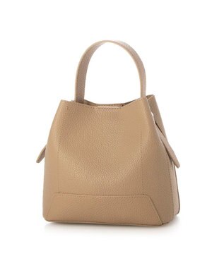 UNBILLION カシュカシュ cachecache / シボ合皮ミニバゲットバッグ オーク