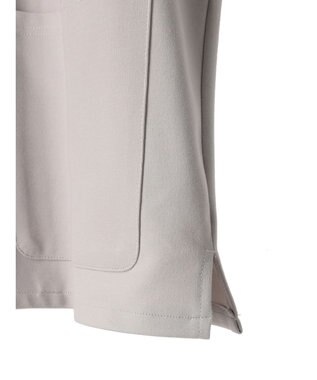 CRAFT STANDARD BOUTIQUE 強撚ポンチラウンドヘムカーディガン Light Gray