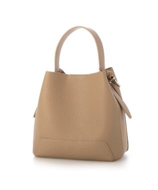 UNBILLION カシュカシュ cachecache / シボ合皮ミニバゲットバッグ オーク