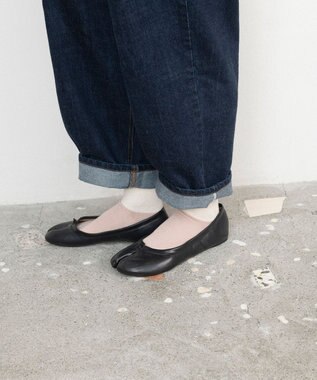 TRICOTE ベロアラメタビソックス 90WHITE