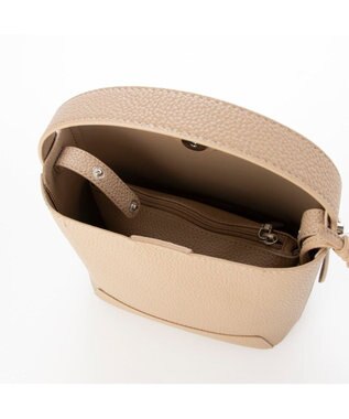 UNBILLION カシュカシュ cachecache / シボ合皮ミニバゲットバッグ オーク