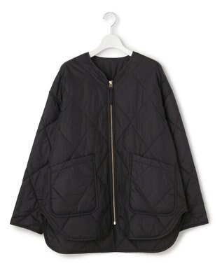 23区 【SLOW/一部店舗限定】中綿 パデットアウター ブラック系