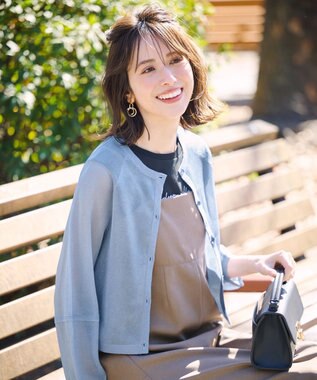 ANY SIS 【洗える】ノースリーブロゴ Tシャツ ブラック系